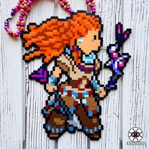 Aloy Horizon Perler Necklace